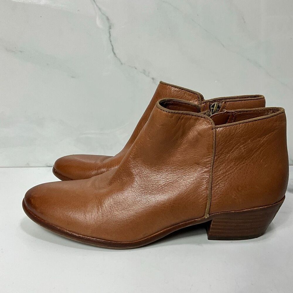 SAM EDELMAN Leather Ankle Booties - Picture 3 of 9